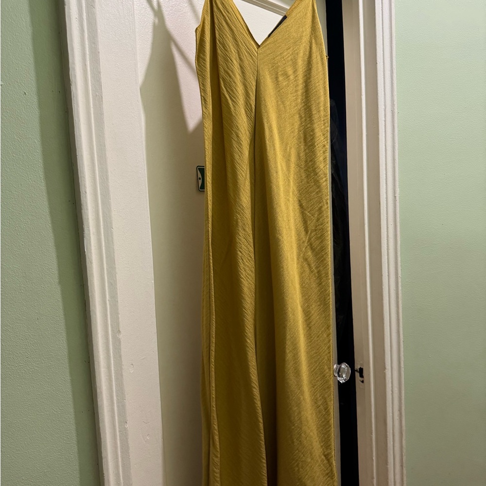 Banana Republic Mustard Maxi Dress